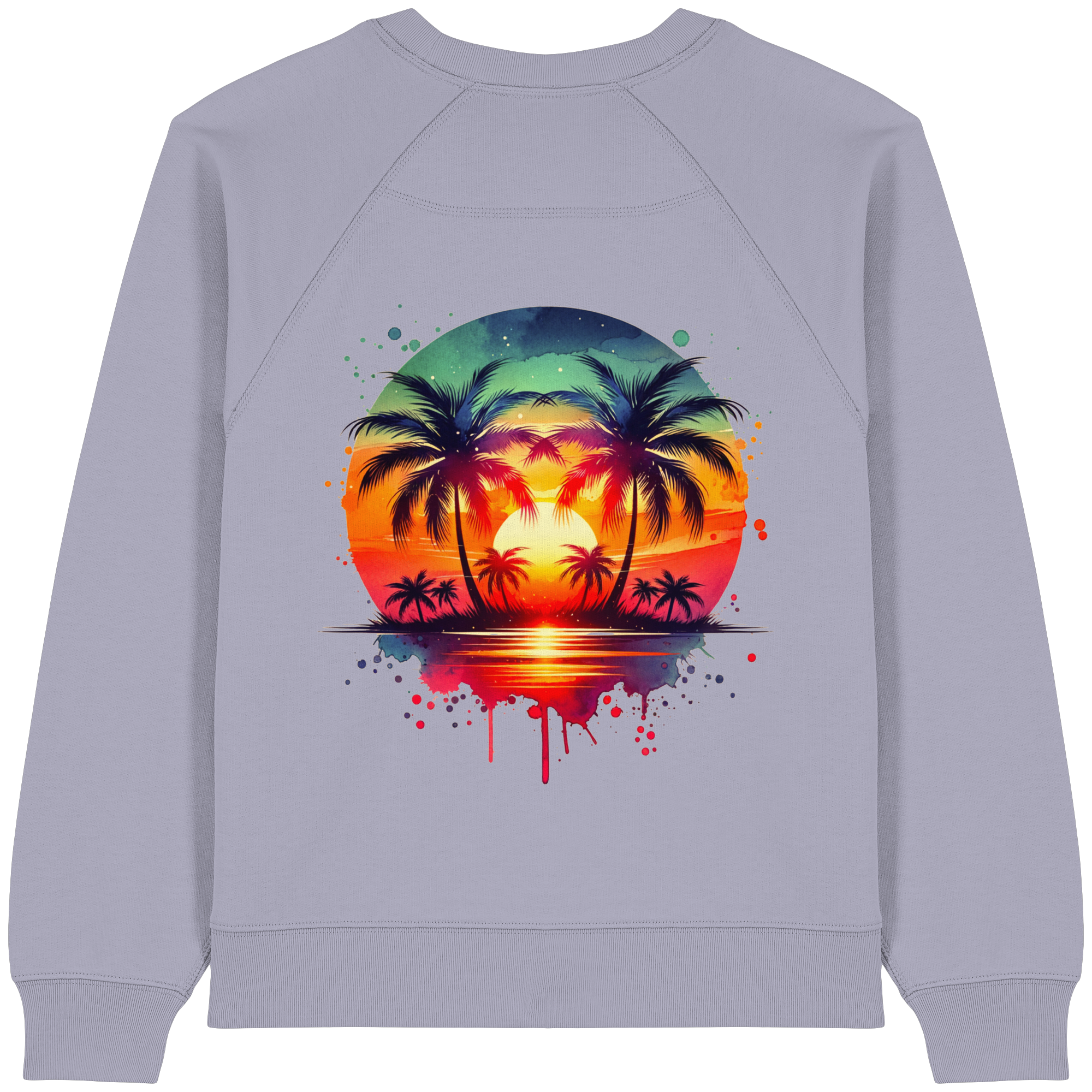 Tropical Sunset - Womens Organic Sweatshirt
