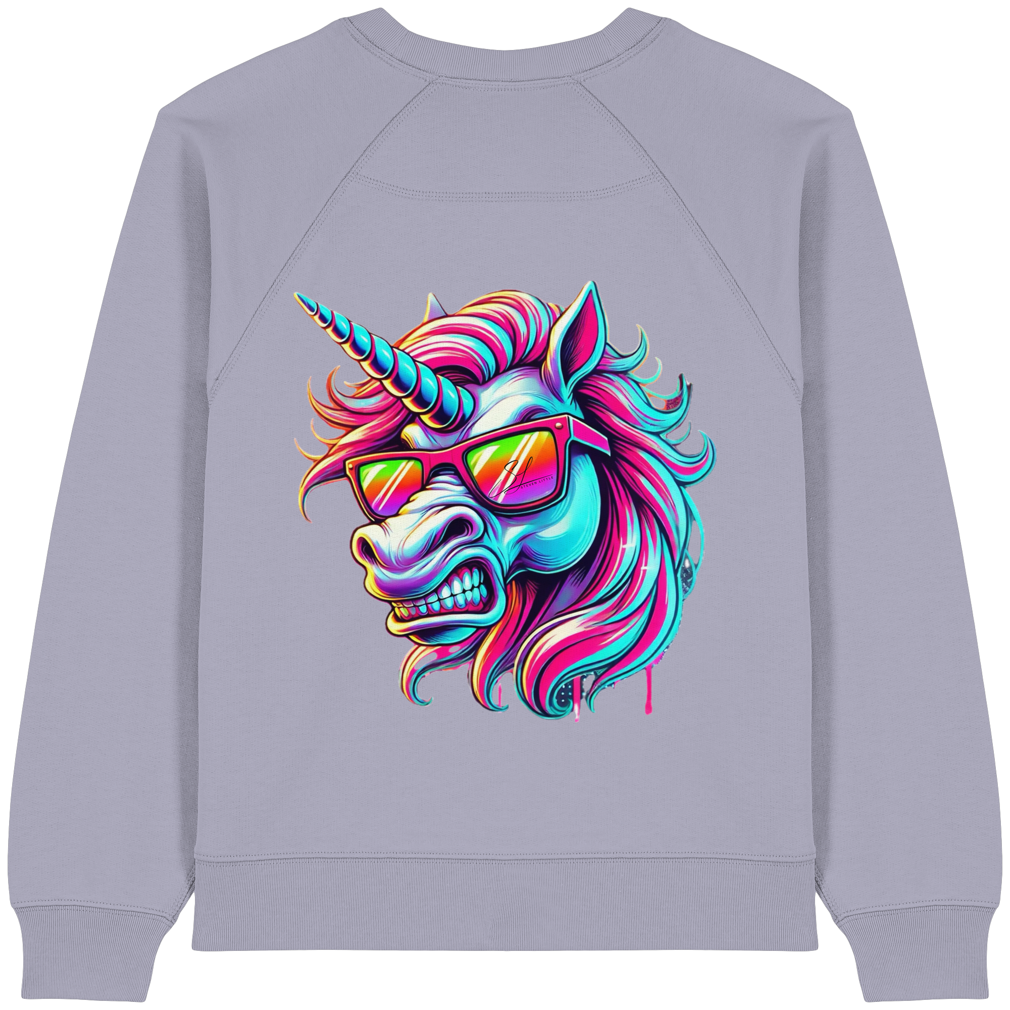 Funky Unicorn - Sweat-shirt bio pour femme