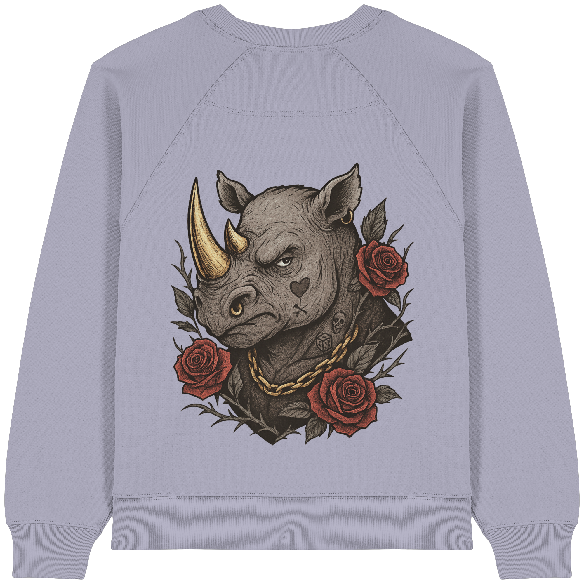 Inked Rhino - Womens Organic Sweatshirt
