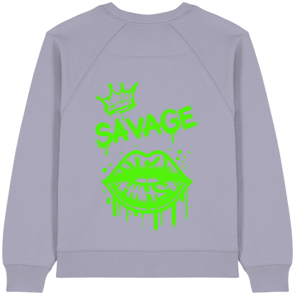 Kiss of Attitude - Womens Organic Sweatshirt