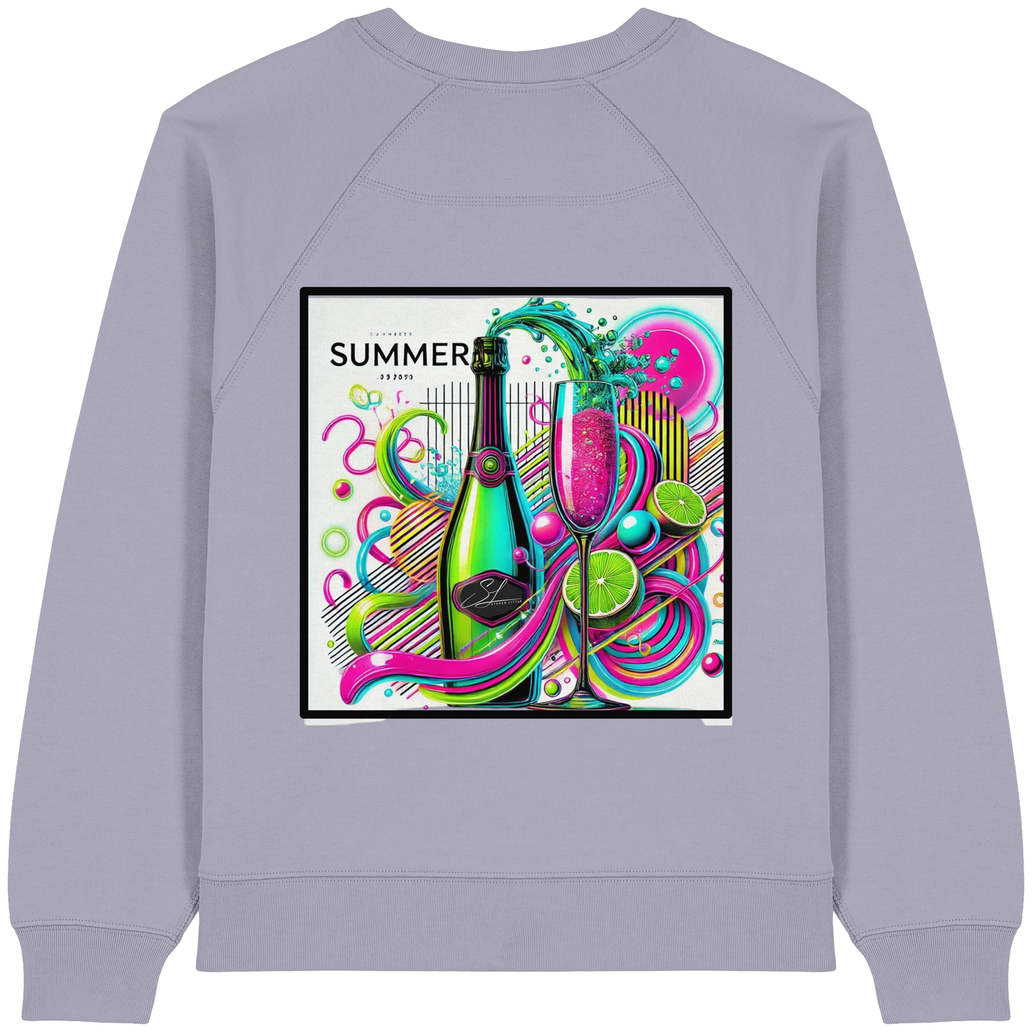 Neon Fresh - Womens Organic Sweatshirt