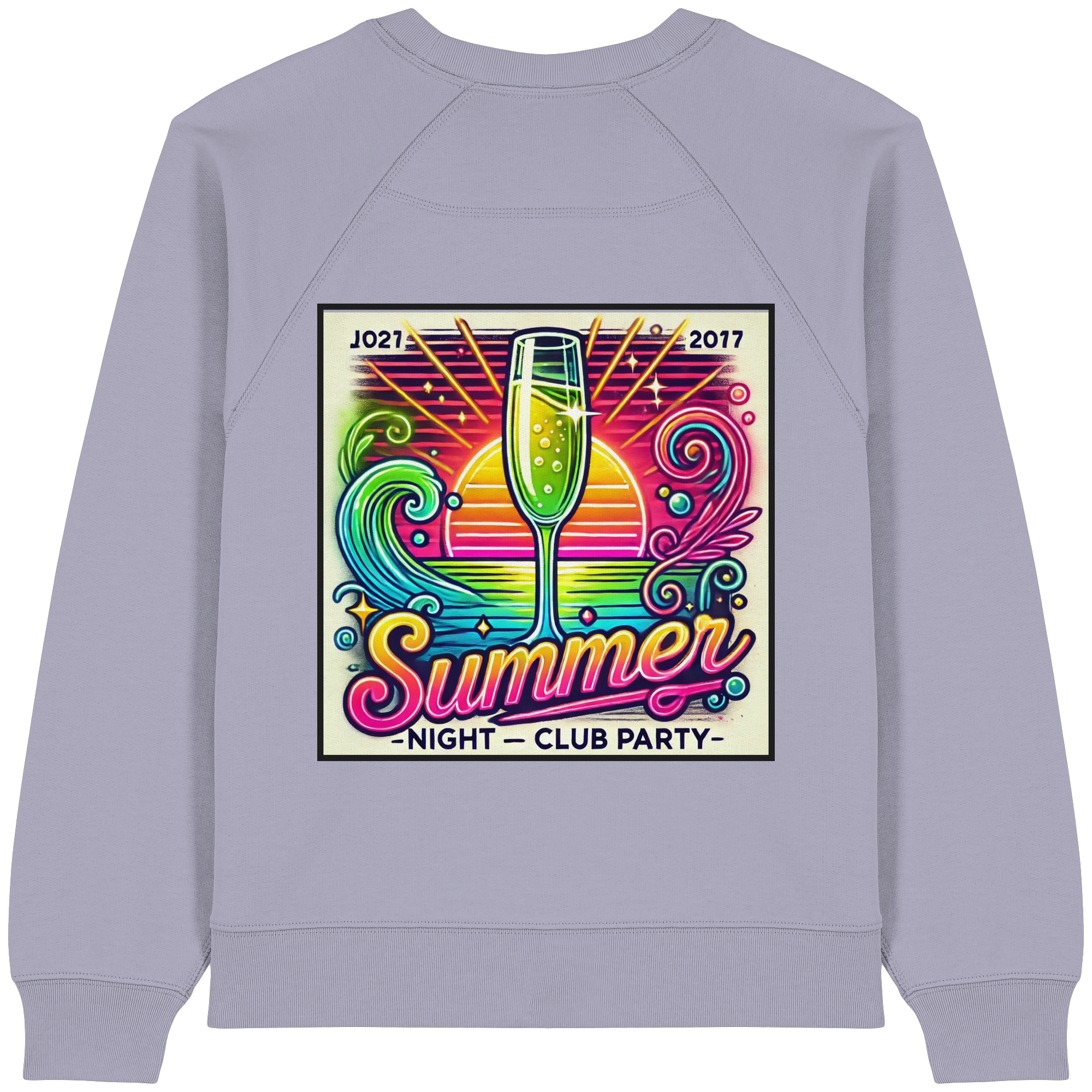 Summer Party Vibes - Womens Organic Sweatshirt