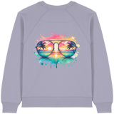 Tropical Sunset Glasses - Womens Organic Sweatshirt