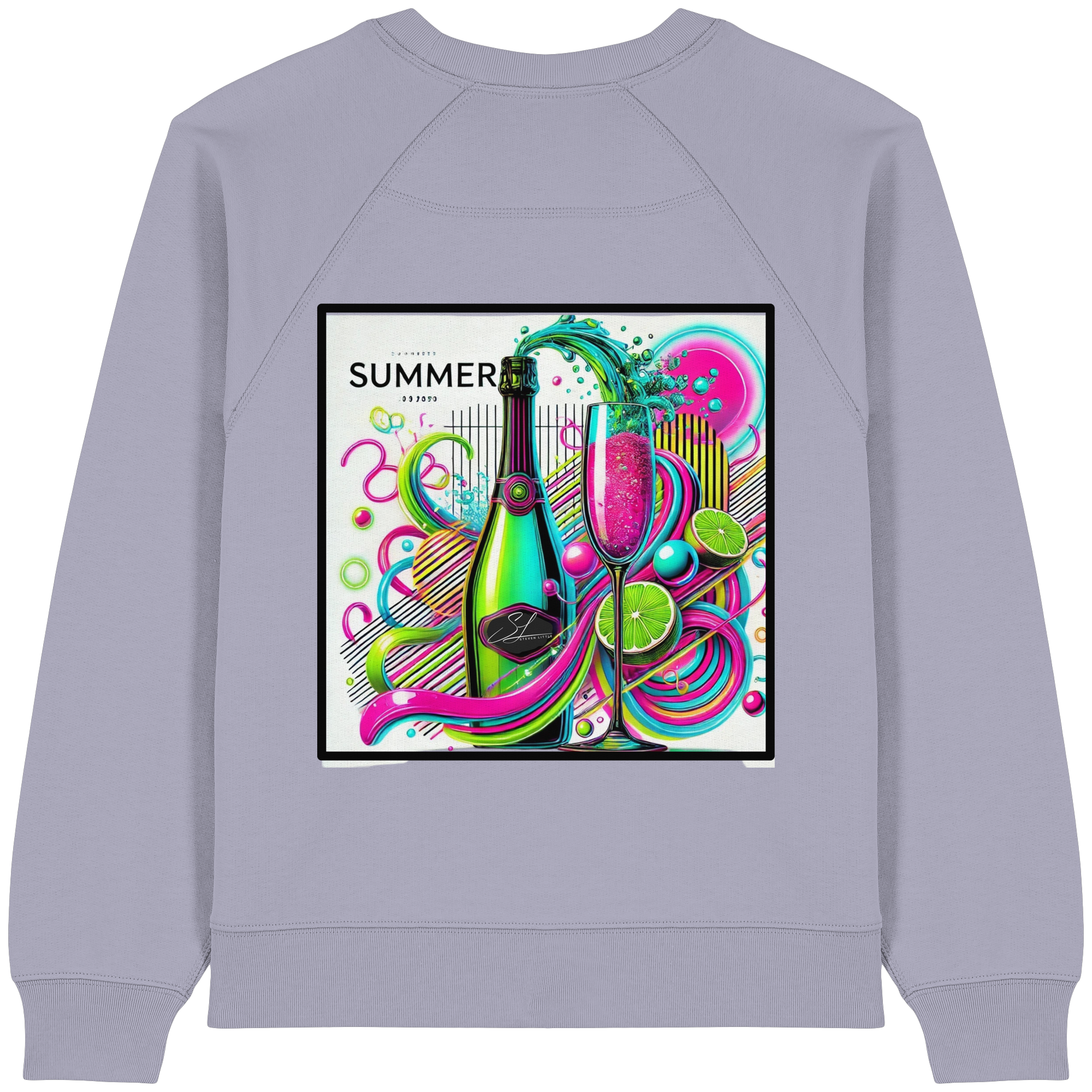 Neon Fresh - Womens Organic Sweatshirt