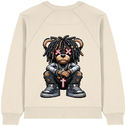 Badass Teddy - Womens Organic Sweatshirt