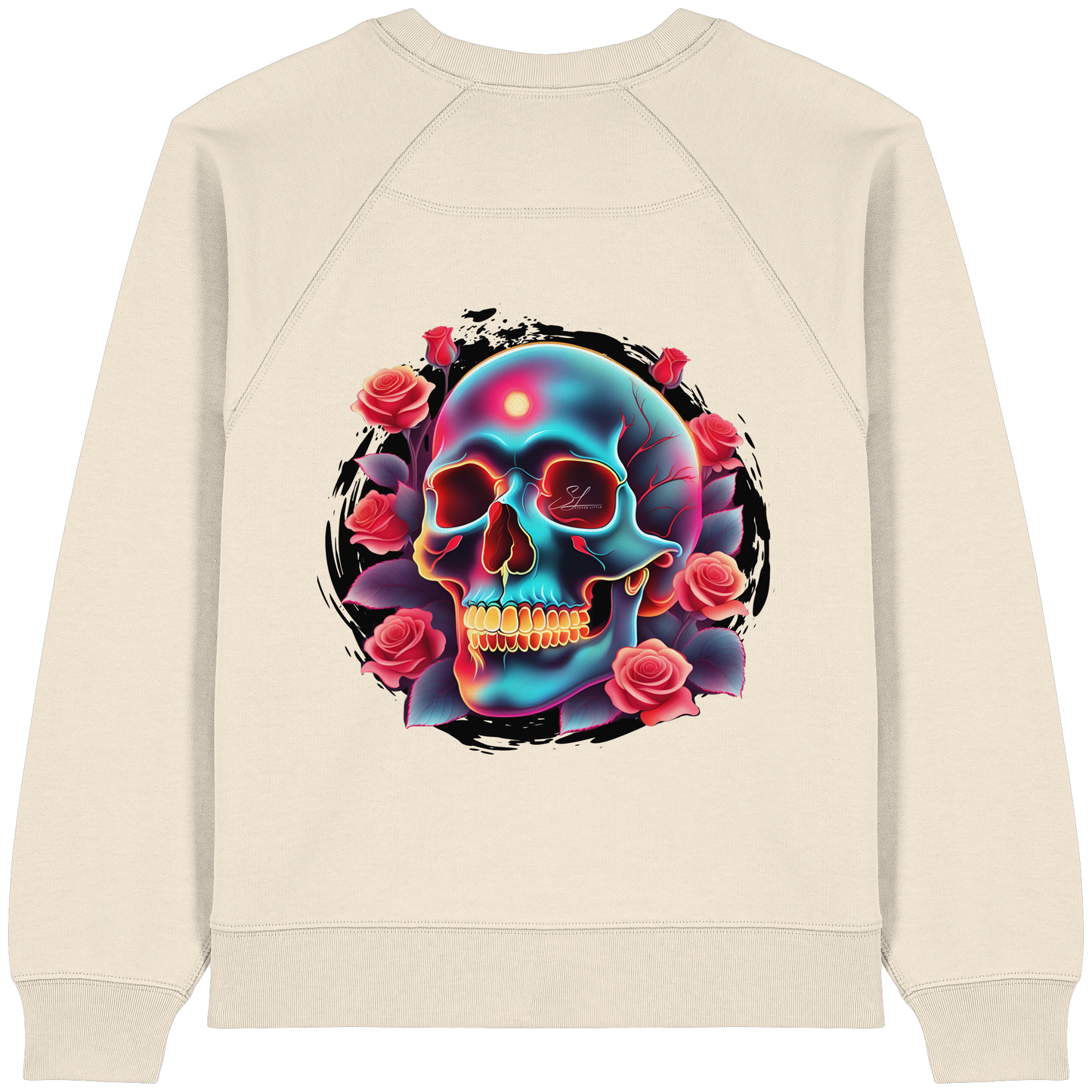 Glow Skull - Womens Organic Sweatshirt