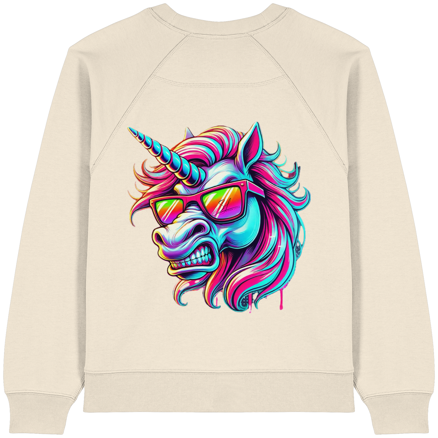 Funky Unicorn - Womens Organic Sweatshirt