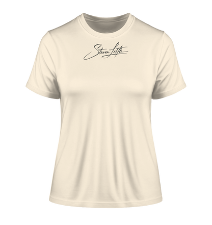 Floral Skull - Fitted Ladies Organic Shirt