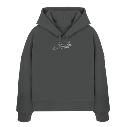 ToothBunny Terror - Womens Organic Boxcut Hoodie