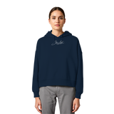 Sweat à capuche bio Boxcut pour femme Motif tête de mort psychédélique