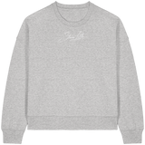 Rebel Rose - Sweat-shirt Boxcut bio pour femme