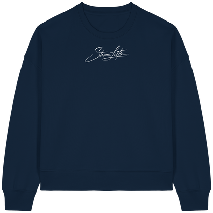 Rebel Rose - Sweat-shirt Boxcut bio pour femme