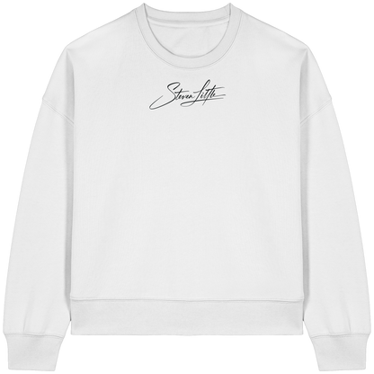 Rebel Rose - Sweat-shirt Boxcut bio pour femme