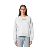 King out of Office - Womens Organic Boxcut Sweatshirt