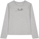 Tropical Sunset Glasses - Womens Organic Longsleeve