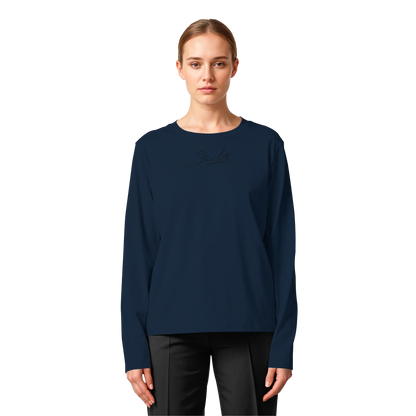 Tropical Sunset Glasses - Womens Organic Longsleeve