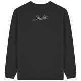 Sweat-shirt oversize bio pour femme Motif crâne galactique